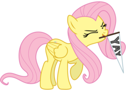 Size: 5686x4089 | Tagged: safe, artist:axemgr, fluttershy, pegasus, pony, g4, absurd resolution, female, mare, simple background, solo, transparent background, vector