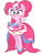 Size: 600x800 | Tagged: safe, artist:30clock, pinkie pie, earth pony, pony, g4, bipedal, clothes, cute, dress, dress lift, female, gala dress, gown, happy, pinkie pie's first gala dress, pixiv, playing with dress, shoes, solo