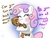 Size: 800x600 | Tagged: safe, artist:faulty-roze, button mash, sweetie belle, g4, age regression, blushing, female, hug, male, ship:sweetiemash, shipping, size difference, snuggling, straight