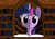 Size: 1138x827 | Tagged: safe, artist:hydrusbeta, twilight sparkle, g4, book, female, library, reading, solo