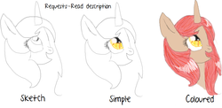 Size: 847x413 | Tagged: safe, artist:queen luna/luna the great, oc, oc only, amber flicker, requests