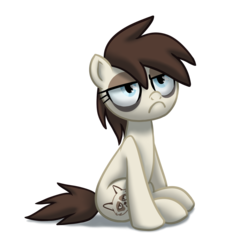 Size: 1826x1914 | Tagged: safe, artist:kaermter, pony, grumpy cat, grumpy pony, ponified, solo