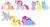 Size: 3000x1644 | Tagged: safe, artist:fangkittyartist, berry punch, berryshine, carrot top, cloud kicker, derpy hooves, golden harvest, lemon hearts, linky, minuette, pinkie pie, rainbow dash, scootaloo, shoeshine, sweetie belle, pegasus, pony, g4, cloudshine, female, lemonkicker, lemonshoe, lesbian, mare, ship:berrygate, ship:derpytop, ship:pinkiedash, ship:scootabelle, shipping