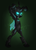 Size: 1158x1610 | Tagged: safe, artist:nessia, changeling, angry, bipedal, glowing eyes, solo