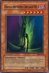 Size: 333x493 | Tagged: safe, queen chrysalis, changeling, g4, card, yu-gi-oh!