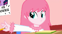 Size: 640x360 | Tagged: safe, artist:mixermike622, oc, oc only, oc:fluffle puff, human, equestria girls, g4, animated, cute, female, fluffle puffing, flufflebetes, humanized, solo