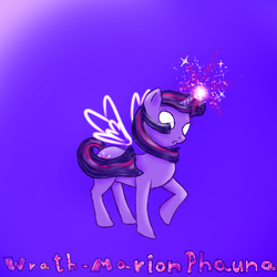Size: 700x700 | Tagged: safe, artist:wrath-marionphauna, twilight sparkle, alicorn, pony, g4, female, mare, solo, twilight sparkle (alicorn)