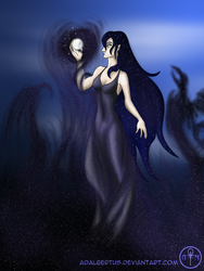 Size: 1200x1600 | Tagged: safe, artist:adalbertus, princess luna, human, g4, clothes, dress, female, humanized, light skin, solo