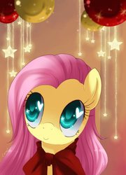 Size: 1311x1819 | Tagged: dead source, safe, artist:loyaldis, part of a set, fluttershy, pony, g4, cute, female, heart eyes, mare, portrait, shyabetes, smiling, solo, wingding eyes