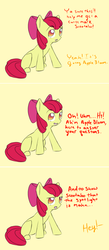 Size: 716x1649 | Tagged: safe, artist:nessia, apple bloom, g4, ask, this apple bloom, tumblr