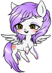 Size: 664x926 | Tagged: safe, artist:ponymonster, oc, oc only, oc:eve, pegasus, pony, flying, simple background, solo, transparent background