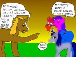 Size: 1024x774 | Tagged: safe, artist:housno72, firefly, retro leap, tj, oc, g1, g4, my pretty pony, g1 to g4, generation leap, ms paint, suddenly hands