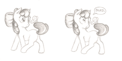 Size: 1077x543 | Tagged: safe, artist:nessia, apple bloom, butterfly, g4, bambi, female, parody, solo, this apple bloom