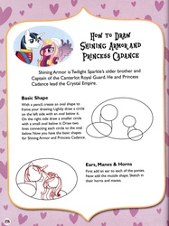 Size: 725x970 | Tagged: safe, princess cadance, shining armor, g4, how to draw, i love to draw my little pony, tutorial