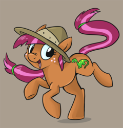 Size: 528x550 | Tagged: safe, artist:spainfischer, oc, oc only, earth pony, pony, hat, solo
