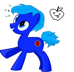 Size: 900x875 | Tagged: safe, artist:creepyforever, oc, oc only, oc:rob stallion, earth pony, pony, not megaman, solo