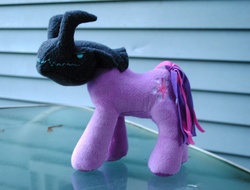 Size: 953x725 | Tagged: safe, twilight sparkle, g4, crossover, customized toy, funrise, irl, otachi, outdoors, pacific rim, photo, plushie, ponified, technical ponification