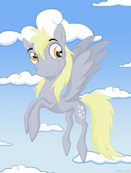 Size: 900x1192 | Tagged: safe, artist:littlehybridshila, derpy hooves, pegasus, pony, g4, female, mare, solo