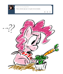 Size: 900x1050 | Tagged: safe, artist:benja, pinkie pie, ask ask-the-ponies, g4, female, solo, tumblr