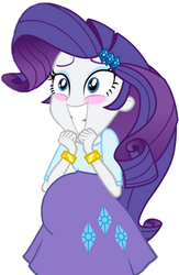 Size: 564x864 | Tagged: safe, rarity, equestria girls, g4, blushing, female, pregnant, pregnant edit, simple background, solo, teen pregnancy, vector, white background