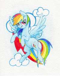 Size: 1280x1607 | Tagged: safe, artist:purmu, rainbow dash, g4, female, solo