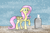 Size: 1424x946 | Tagged: safe, artist:pixernosse, fluttershy, g4, crying, female, floppy ears, grave, sad, solo