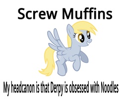 Size: 5000x4000 | Tagged: safe, derpy hooves, g4, female, headcanon, noodles, solo, text