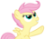 Size: 1000x856 | Tagged: artist needed, safe, fluttershy, scootaloo, pegasus, pony, g4, female, filly, foal, fusion, recolor, simple background, solo, transparent background