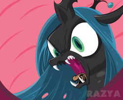 Size: 1000x813 | Tagged: source needed, safe, artist:andy price, artist:razya, queen chrysalis, g4, female, solo, vector