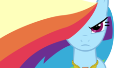 Size: 1191x670 | Tagged: safe, artist:buttsurgeon, rainbow dash, g4, female, serious face, solo
