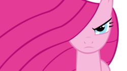 Size: 1191x670 | Tagged: safe, artist:buttsurgeon, pinkie pie, earth pony, pony, g4, female, glare, pinkamena diane pie, serious face, solo