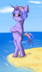 Size: 681x1174 | Tagged: safe, artist:blackdema, oc, oc only, pony, bipedal, solo