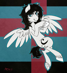 Size: 858x931 | Tagged: safe, artist:serge-stiles, oc, oc only, pegasus, pony, solo, winter dirge