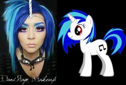 Size: 1435x974 | Tagged: safe, artist:ryookie, dj pon-3, vinyl scratch, human, g4, cosplay, irl, irl human, photo