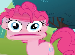 Size: 790x584 | Tagged: safe, screencap, pinkie pie, g4, female, great moments in animation, smear frame, solo