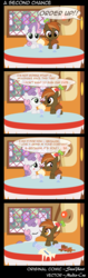 Size: 2000x6354 | Tagged: dead source, safe, artist:medio-cre, artist:steghost, button mash, sweetie belle, comic:a second chance, g4, blushing, buttonbetes, comic, cute, date, diasweetes, female, kissing, male, milkshake, ship:sweetiemash, shipping, straight