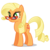 Size: 2000x2000 | Tagged: safe, artist:tail800, applejack, rarity, g4, alternate hairstyle, cute, female, glasses, jackabetes, mane swap, rarity's glasses, simple background, solo, tail, transparent background, vector