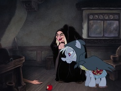 Size: 1440x1080 | Tagged: safe, edit, olden pony, g4, disney, grimhilde, snow white and the seven dwarfs, witch