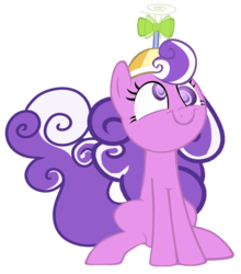 Size: 972x1107 | Tagged: safe, artist:shaddyshad, screwball, earth pony, pony, g4, female, mare, propeller hat, simple background, solo, swirly eyes, transparent background, vector