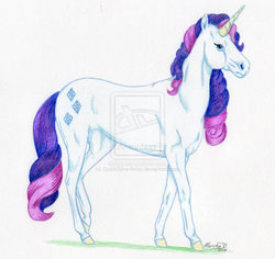 Size: 919x869 | Tagged: safe, artist:quicksilverartist, rarity, g4, female, hoers, solo