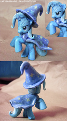 Size: 277x499 | Tagged: safe, artist:sophiesplushies, trixie, g4, customized toy