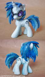 Size: 271x458 | Tagged: safe, artist:sophiesplushies, dj pon-3, vinyl scratch, g4, customized toy