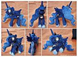 Size: 2449x1807 | Tagged: safe, artist:sophiesplushies, princess luna, g4, irl, photo, plushie, solo