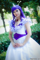 Size: 600x900 | Tagged: safe, artist:hollygloha, rarity, human, g4, cosplay, irl, irl human, photo, solo