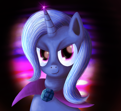 Size: 1013x926 | Tagged: safe, artist:myhysteria, trixie, pony, unicorn, g4, female, mare, smiling, solo