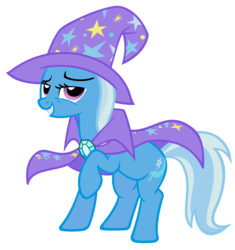 Size: 4000x4250 | Tagged: safe, artist:misterlolrus, trixie, pony, unicorn, g4, female, mare, simple background, smiling, solo, transparent background, vector