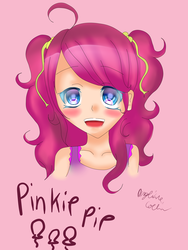 Size: 3456x4608 | Tagged: safe, artist:awesome-vivi, pinkie pie, human, g4, female, humanized, solo