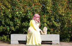 Size: 900x578 | Tagged: safe, artist:cat-sama, fluttershy, human, g4, cosplay, irl, irl human, photo, solo