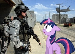 Size: 800x575 | Tagged: safe, artist:cplhenderson, twilight sparkle, human, g4, army ranger, chinook, irl, irl human, military, photo, ponies in real life, ranger, united states, us army