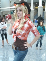 Size: 3000x4000 | Tagged: safe, artist:xsoulxxxreaperx, applejack, human, g4, cosplay, irl, irl human, photo